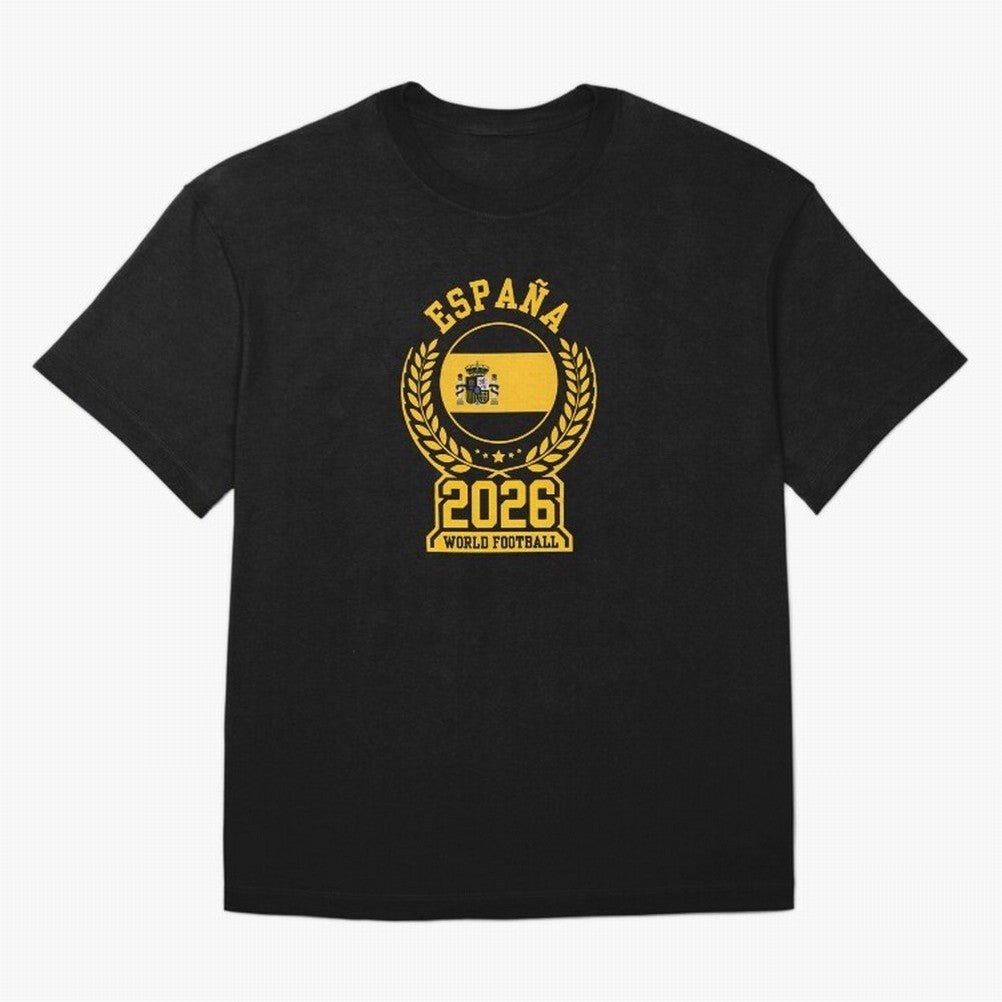 Spain World Football 2026 T-Shirt_87604013 Classic T-Shirt Bring Trophy Dreams to the FIFA World Cup 2026 Journey through CR7 and Messi Highlights, Argentina and Brazil Pride, Goal Celebration Energy, Supporter Heritage, Football Icons and