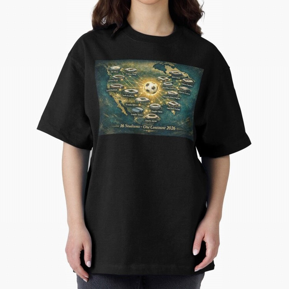 2026 Stadiums Across North America World Cup Classic T-Shirt Show Passion for the Stars of FIFA World Cup 2026 Group Stage for Fans of CR7 and Spain and Netherlands, Bringing Global Supporter Spirit, Legendary Goals, National Colors and Tournament