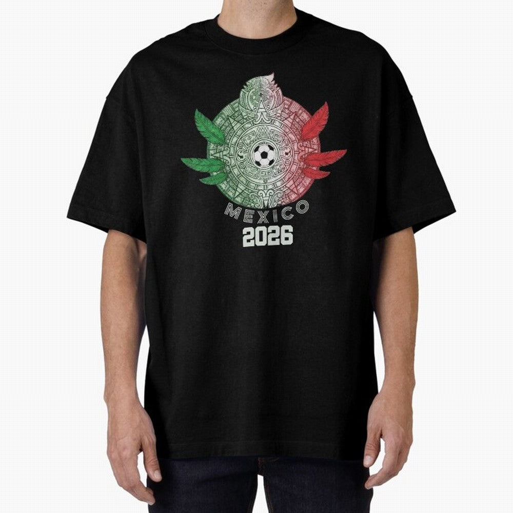 Mexico 2026 Aztec Sun Statement Classic T-Shirt Support Iconic Players in the FIFA World Cup 2026 USA Canada Mexico Journey through Mbappe and Neymar Highlights, England and Germany Pride, Retro Football Energy, Iconic Rivalries, Trophy Chase Drama