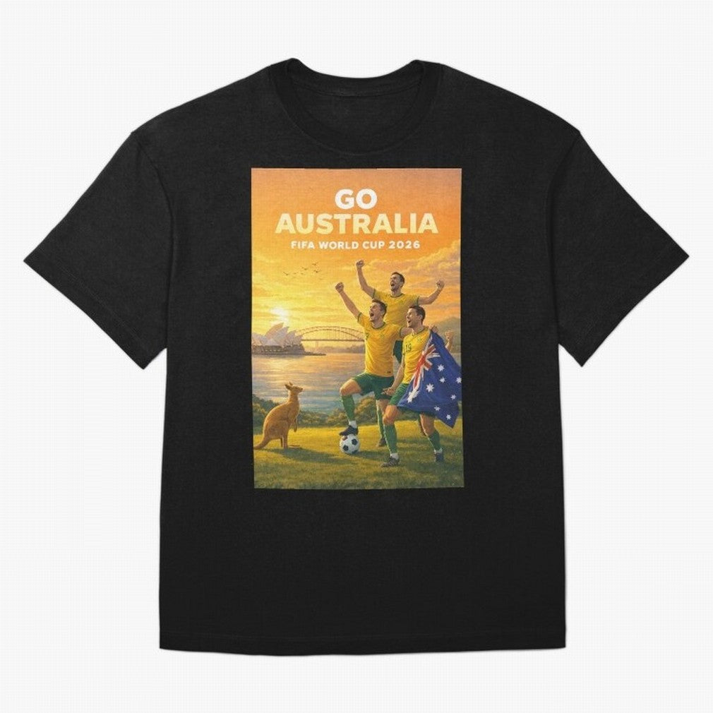 Australia Socceroos FIFA World Cup 2026 Sydney Football Australia Kangaroos Classic T-Shirt Celebrate Classic Football Spirit in FIFA World Cup 2026 Filled with CR7 and Messi, England, France and Netherlands Energy, Worldwide Fan Energy, Dramatic