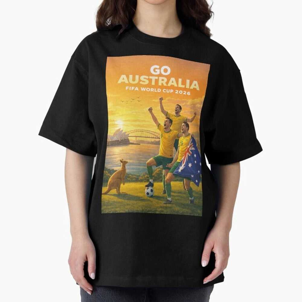 Australia Socceroos FIFA World Cup 2026 Sydney Football Australia Kangaroos Classic T-Shirt Celebrate Classic Football Spirit in FIFA World Cup 2026 Filled with CR7 and Messi, England, France and Netherlands Energy, Worldwide Fan Energy, Dramatic