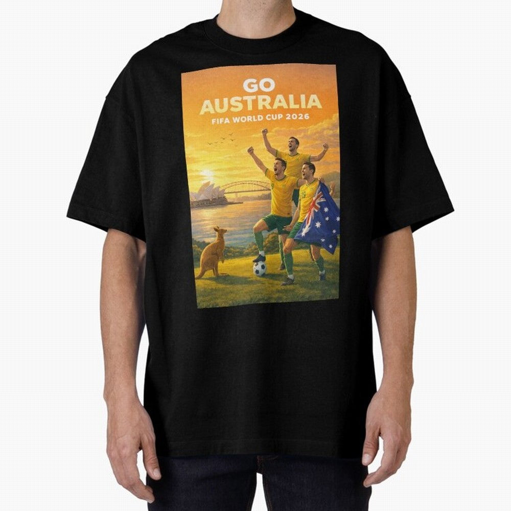 Australia Socceroos FIFA World Cup 2026 Sydney Football Australia Kangaroos Classic T-Shirt Celebrate Classic Football Spirit in FIFA World Cup 2026 Filled with CR7 and Messi, England, France and Netherlands Energy, Worldwide Fan Energy, Dramatic