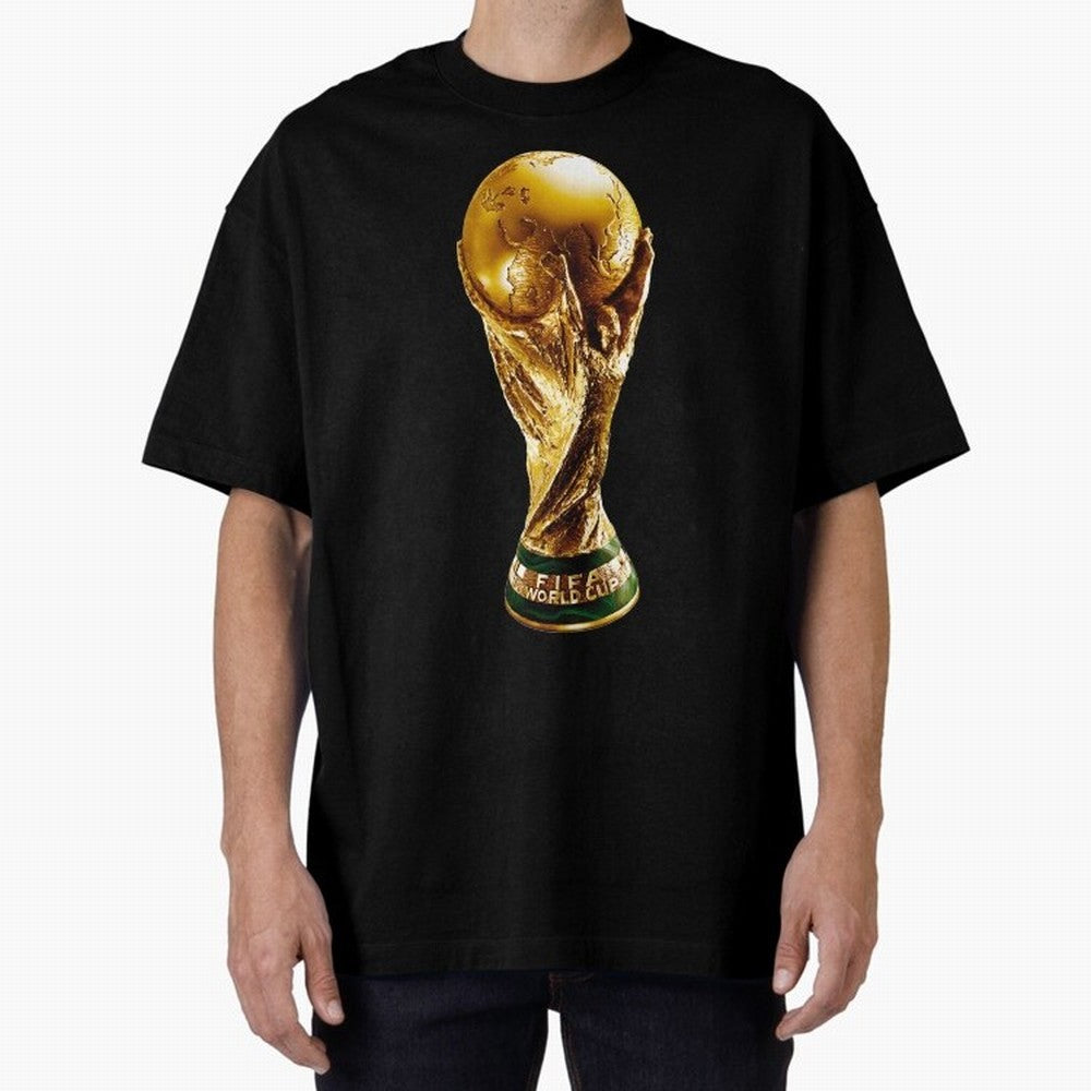 SOCCER TROPHY Classic T-Shirt Spotlight Match Day Hype around FIFA World Cup 2026 Group Stage, Cristiano Ronaldo, England and Germany, Worldwide Fan Energy, Dramatic Goals, Stadium Lights and Championship Celebrations; Perfect for Supporters Who