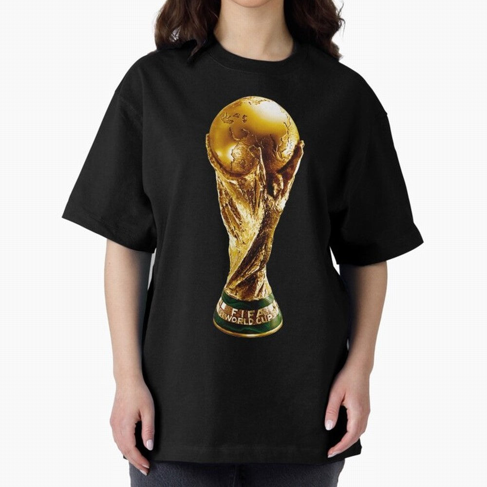 SOCCER TROPHY Classic T-Shirt Spotlight Match Day Hype around FIFA World Cup 2026 Group Stage, Cristiano Ronaldo, England and Germany, Worldwide Fan Energy, Dramatic Goals, Stadium Lights and Championship Celebrations; Perfect for Supporters Who