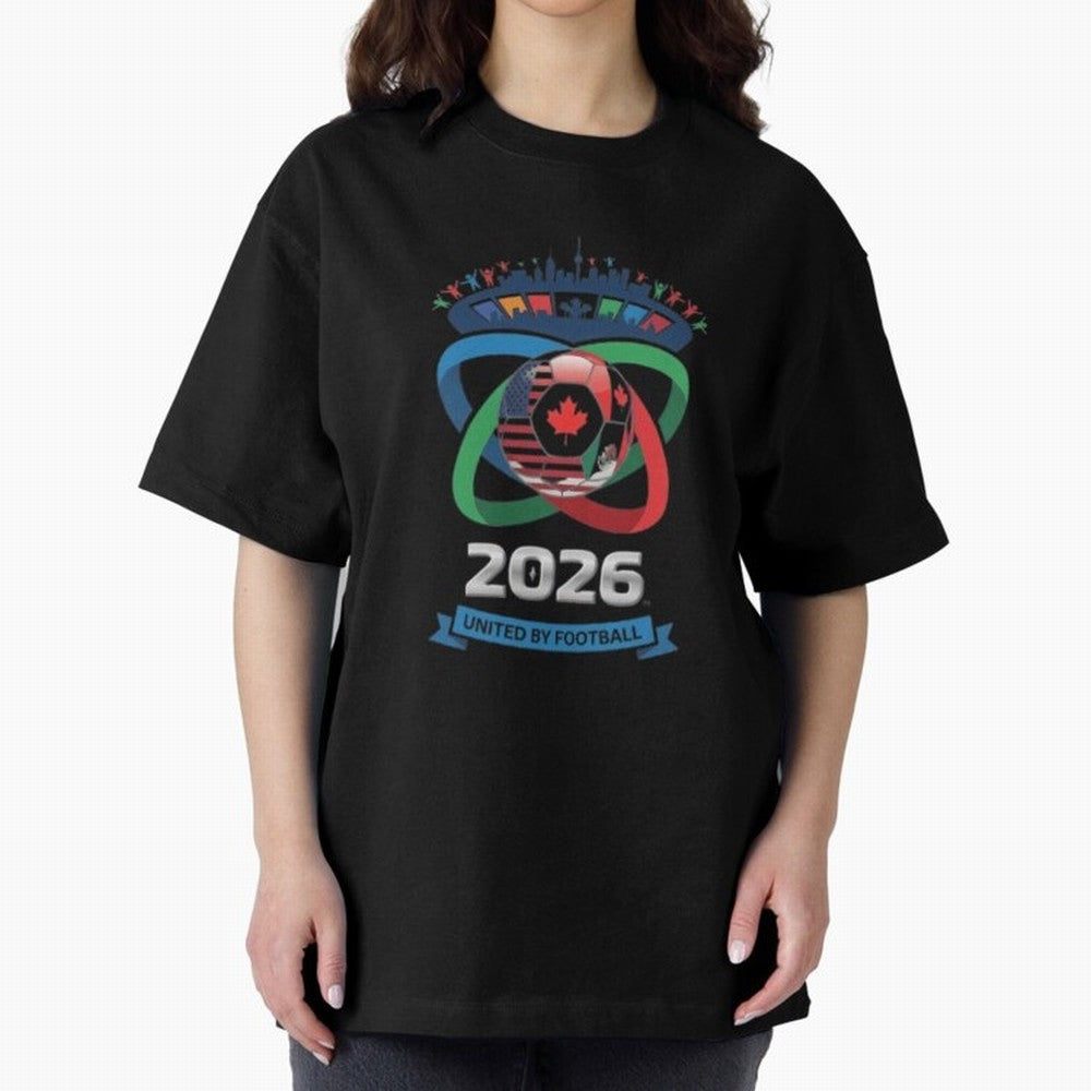 Infinity Loop World Cup 2026 Host Nation Classic T-Shirt Turn Football Passion into FIFA World Cup 2026 USA Canada Mexico Connected to Mbappe and Neymar, England and Germany Energy, Stadium Memories, Football Loyalty, International Chants and