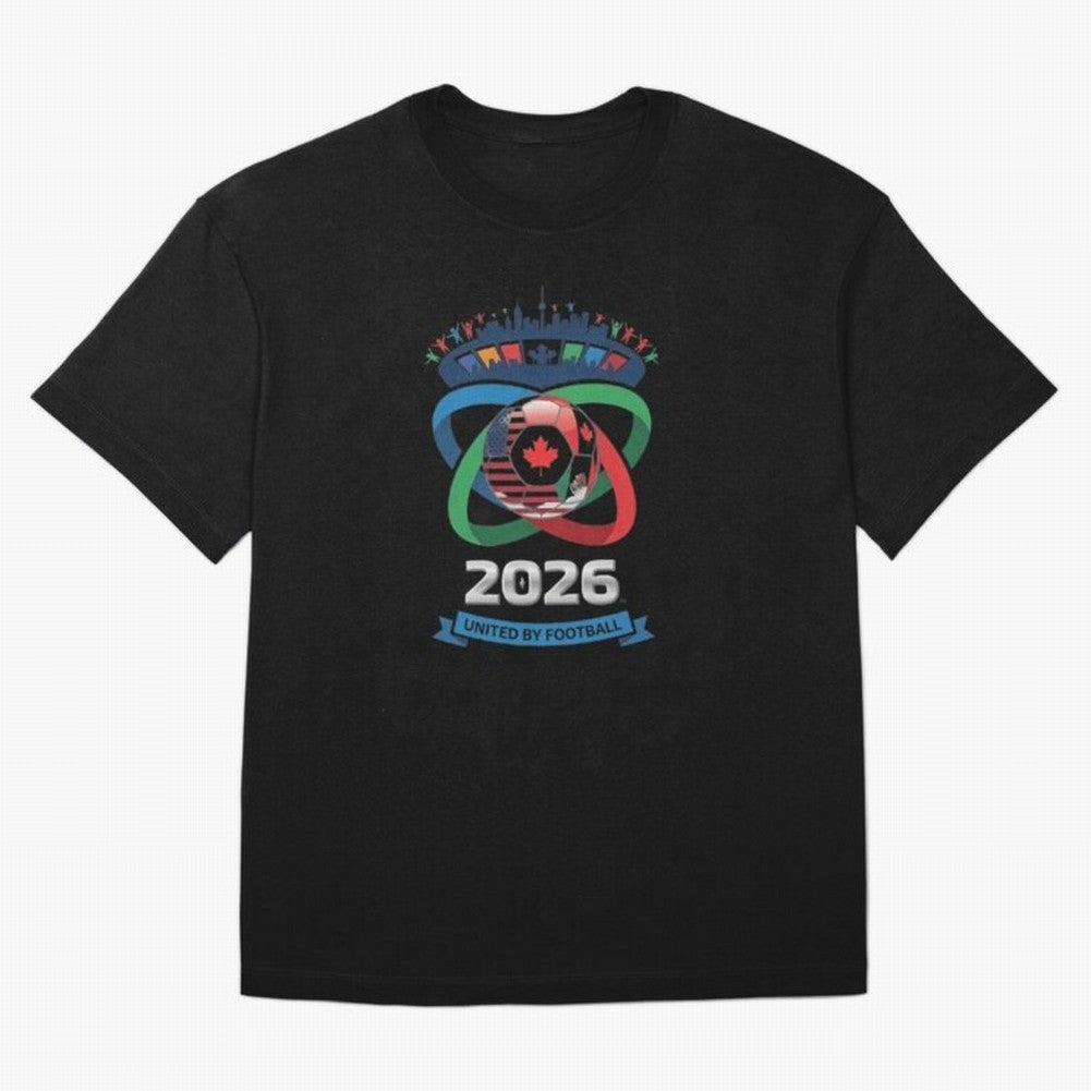 Infinity Loop World Cup 2026 Host Nation Classic T-Shirt Turn Football Passion into FIFA World Cup 2026 USA Canada Mexico Connected to Mbappe and Neymar, England and Germany Energy, Stadium Memories, Football Loyalty, International Chants and