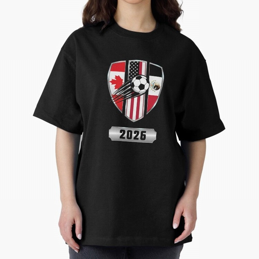 North United America Shield 2026 Cup T-Shirt_82794382 Classic T-Shirt Show Championship Spirit for FIFA World Cup 2026 Group Stage Featuring CR7 and Messi, England and Germany Energy, Fan Favorite Moments, National Team Passion, Big Match Drama and