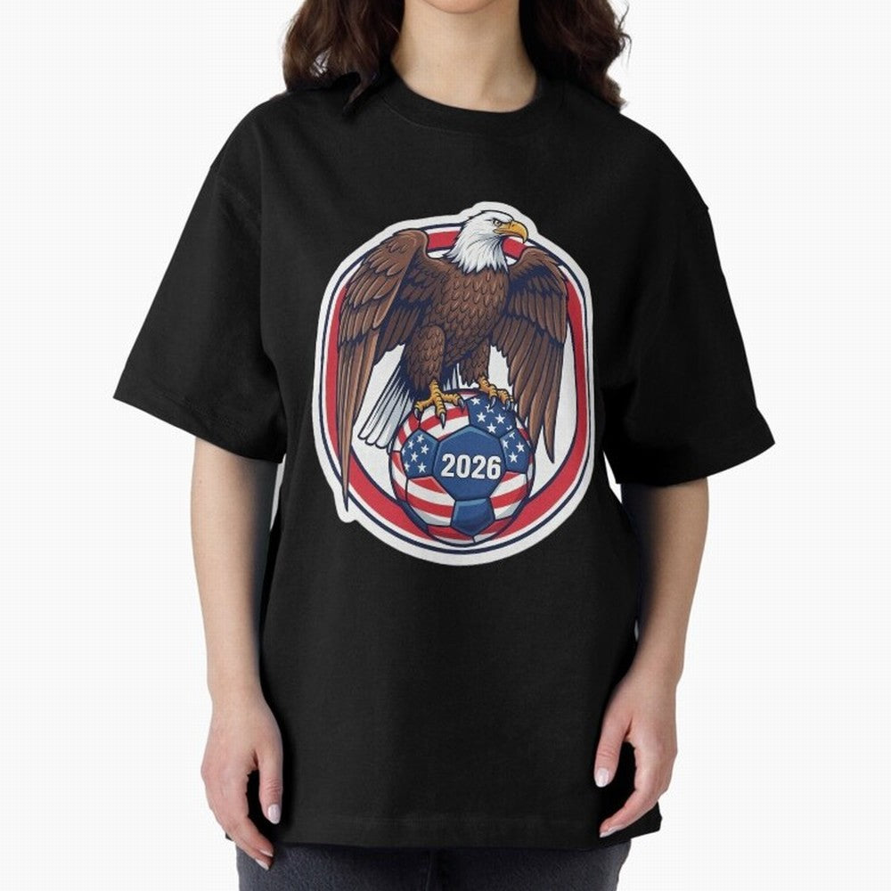 USA Eagle Soccer 2026 ¨C American Pride Football Design Classic T-Shirt Wear the Spirit of the FIFA World Cup 2026 USA Canada Mexico Journey through Cristiano Ronaldo, Haaland and CR7 Highlights, Portugal Pride, Match Day Excitement, Supporter