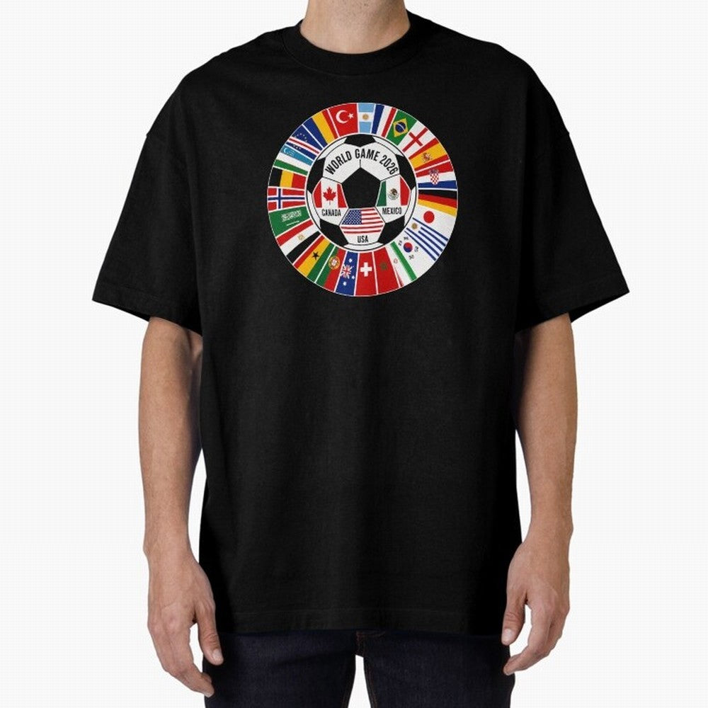 2026 Soccer Cup, Football World Tournament Classic T-Shirt Turn Up for FIFA World Cup 2026 USA Canada Mexico Featuring Cristiano Ronaldo, France and Portugal Energy, Supporter Pride, Iconic Celebrations, Legendary Names and Global Match Day Energy;