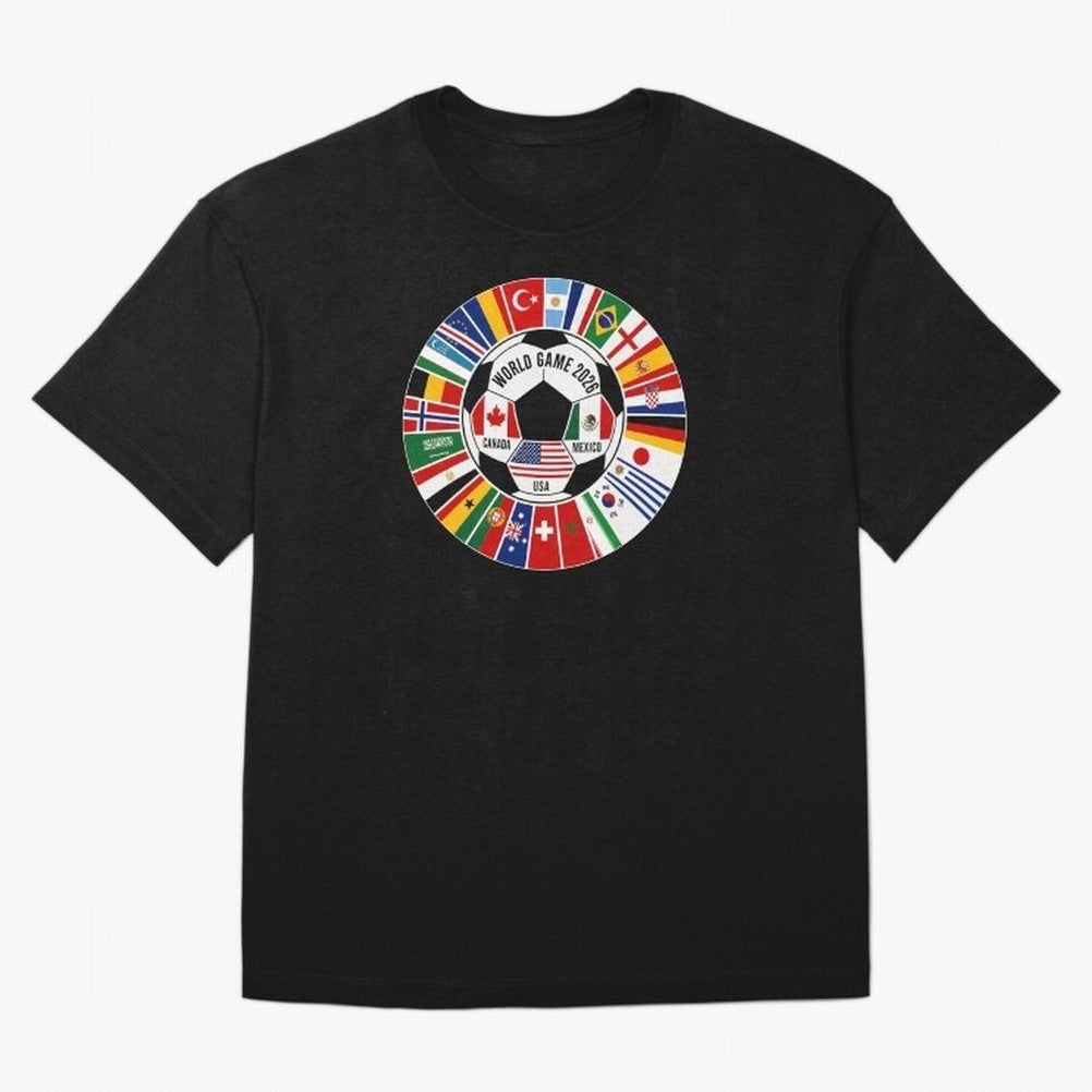 2026 Soccer Cup, Football World Tournament Classic T-Shirt Turn Up for FIFA World Cup 2026 USA Canada Mexico Featuring Cristiano Ronaldo, France and Portugal Energy, Supporter Pride, Iconic Celebrations, Legendary Names and Global Match Day Energy;