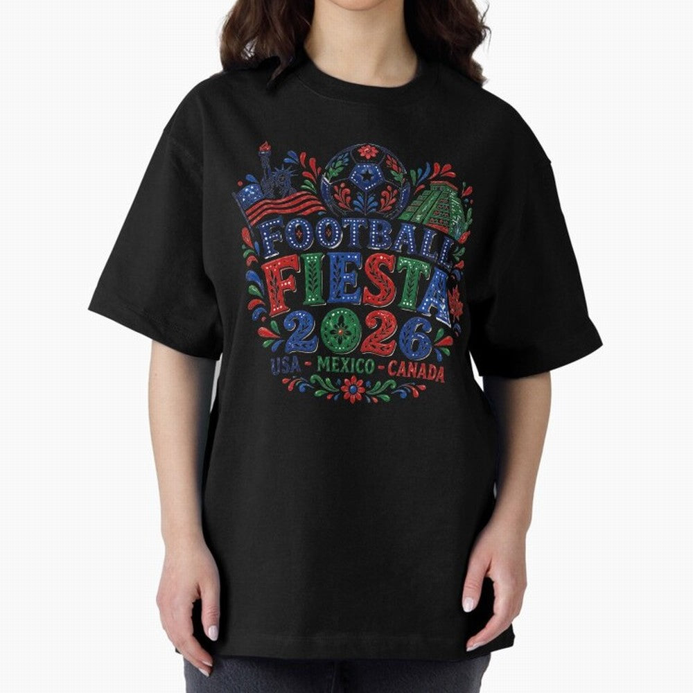 Football Fiesta 2026 USA Mexico Canada Soccer Art Classic T-Shirt Back Your Heroes with the FIFA World Cup 2026 Group Stage Journey through Messi, CR7 and Mbappe Highlights, England, France and Netherlands Pride, Global Supporter Spirit, Legendary