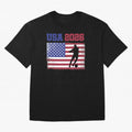 USA Soccer Fan 2026 United States American Flag Classic T-Shirt Relive the FIFA World Cup 2026 Group Stage Journey through Mbappe and Neymar Highlights, France and Portugal Pride, Fan Favorite Moments, National Team Passion, Big Match Drama and