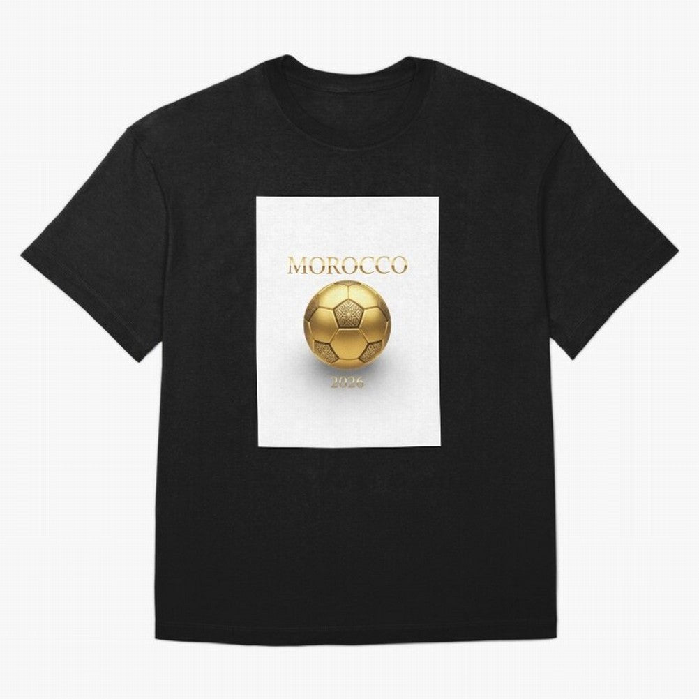 Copy of Morocco 2026 World Cup - Traditional Zellige Football Design Classic T-Shirt Celebrate National Team Dreams in FIFA World Cup 2026 Made for Messi and Cristiano Ronaldo, Brazil, Portugal and Argentina Energy, Fan Favorite Moments, National