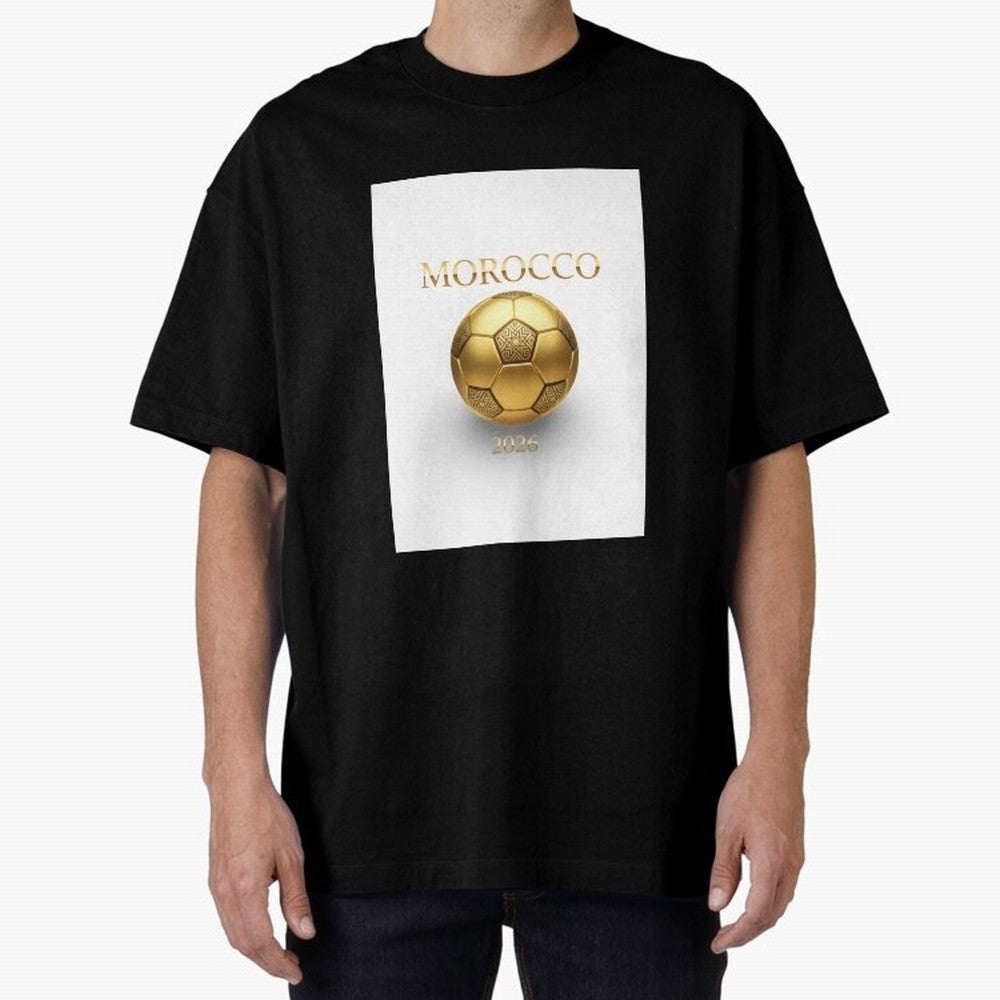 Copy of Morocco 2026 World Cup - Traditional Zellige Football Design Classic T-Shirt Celebrate National Team Dreams in FIFA World Cup 2026 Made for Messi and Cristiano Ronaldo, Brazil, Portugal and Argentina Energy, Fan Favorite Moments, National