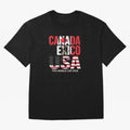 United 2026 World Cup - Canada, Mexico, USA Flags T-Shirt_83138002 Classic T-Shirt Represent Fans Who Live for the FIFA World Cup 2026 USA Canada Mexico Journey through Haaland Highlights, Netherlands Pride, Global Supporter Spirit, Legendary
