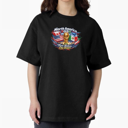 2026 Football Fan Design - North America - Three Nations One Dream Classic T-Shirt Join Supporters Worldwide for FIFA World Cup 2026 USA Canada Mexico for Fans of CR7 and Messi and France and Portugal, Bringing Supporter Pride, Iconic Celebrations,