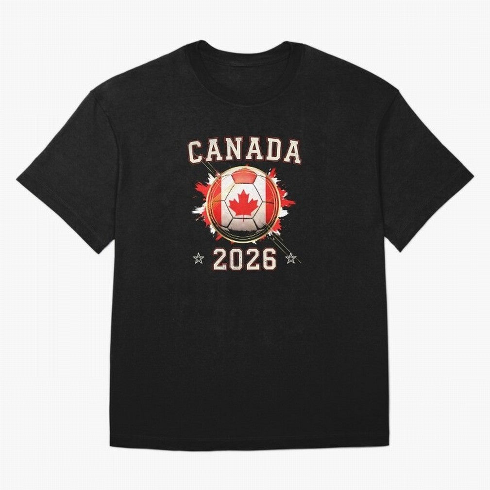 Front Print Canada Soccer World Cup 2026 - Canadian Fan Gift T-Shirt_84561562 Classic T-Shirt Bring International Match Energy to the FIFA World Cup 2026 Group Stage Journey through Neymar Highlights, Spain and Netherlands Pride, Worldwide Fan