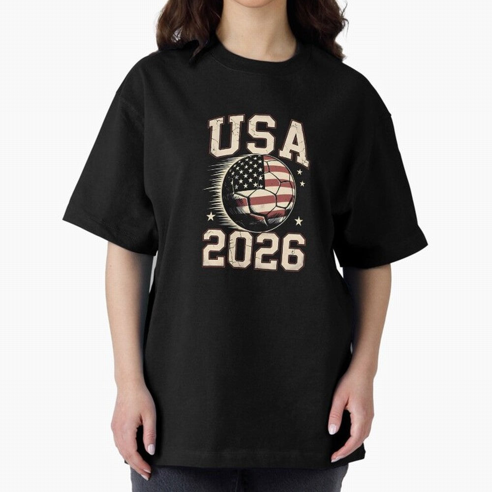 USA Soccer World Cup 2026 American Fan T-Shirt_88555733 Classic T-Shirt Step into FIFA World Cup 2026 Group Stage Spirit, Capturing France and Portugal, Mbappe and Neymar, Stadium Chants, National Pride, Trophy Dreams and Unforgettable Football