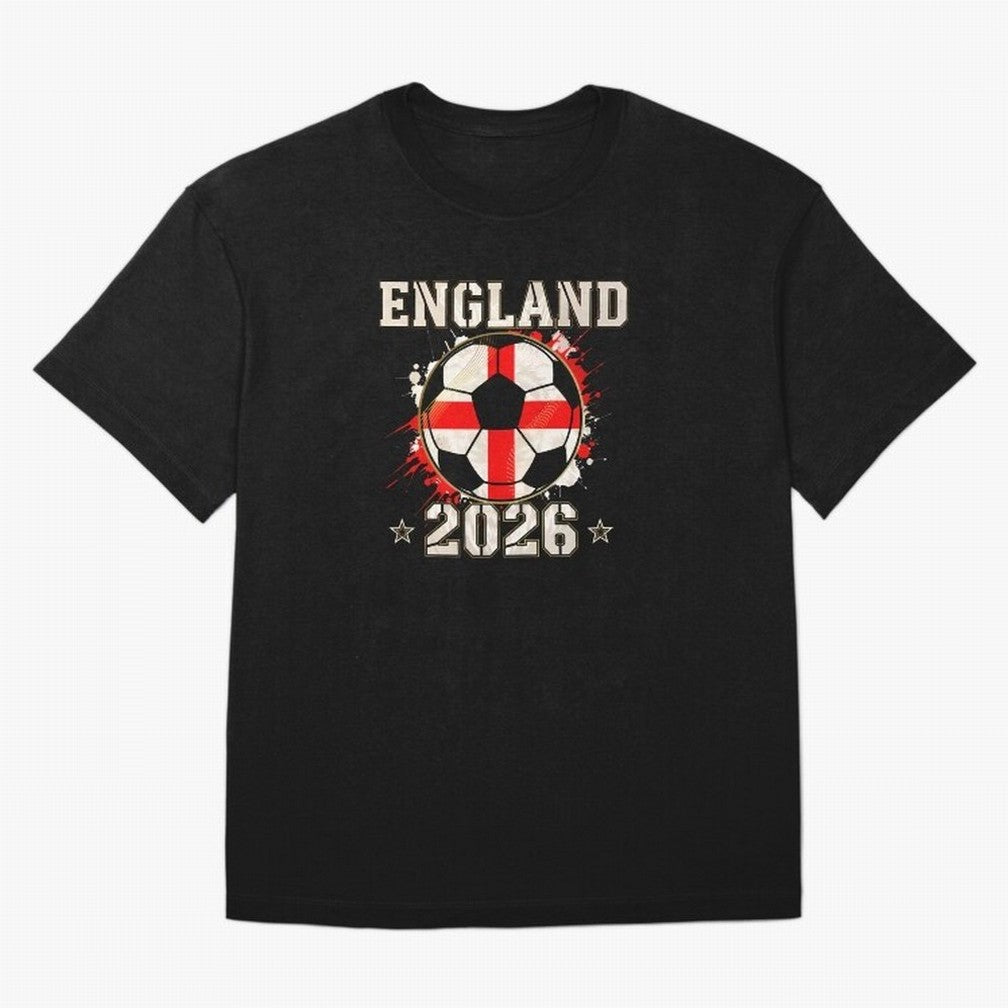 Front Print England Soccer World Cup 2026 - English Fan Gift T-Shirt_84562392 Classic T-Shirt Show Your Love for the FIFA World Cup 2026 USA Canada Mexico Journey through Messi, Neymar and Mbappe Highlights, Brazil, Portugal and Argentina Pride,