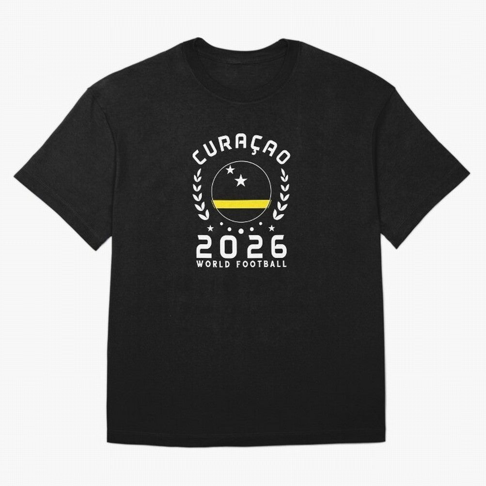 World Cup 2026 Curacao Football Fan Curacaoan Supporter T-Shirt_85310550 Classic T-Shirt Celebrate the Magic of FIFA World Cup 2026 Group Stage for Fans of Cristiano Ronaldo and Argentina, France and Brazil, Bringing Tournament Hype, Historic