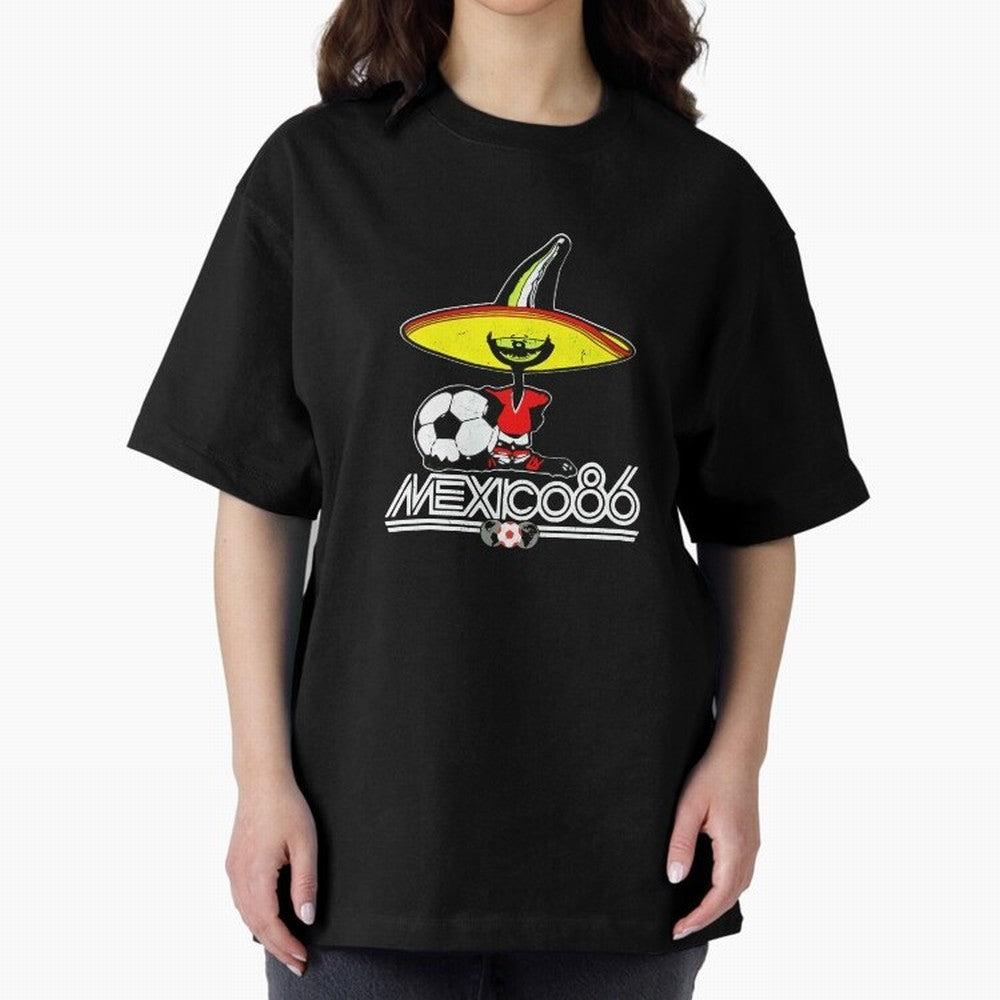 Mexico 86 World Cup Pique Retro Vintage T-Shirt_90751770 Classic T-Shirt Feel International Energy from the FIFA World Cup 2026 Journey through Mbappe and Neymar Highlights, Netherlands Pride, Football Festival Excitement, Trophy Ambitions, Country