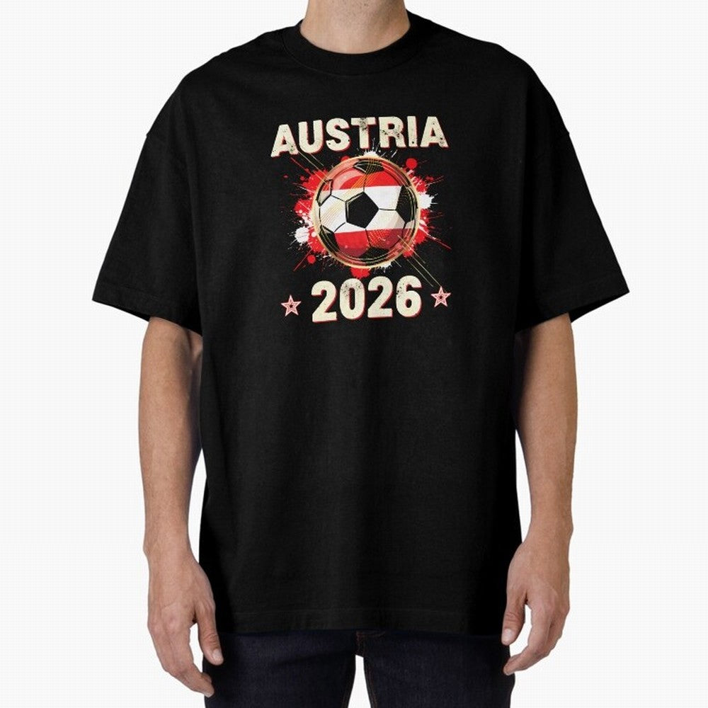 World Cup 2026 Austria Soccer Ball North America - Austrian Fan Gift T-Shirt_85028223 Classic T-Shirt Turn Every Weekend Toward the FIFA World Cup 2026 Journey through Mbappe and Neymar Highlights, Portugal, Spain and Germany Pride, Game Day