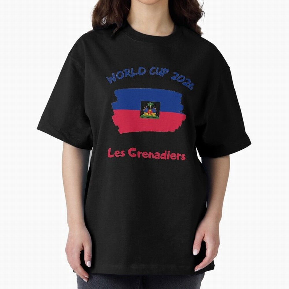 Haiti Football Fan Haitian Soccer Supporter National Team Pride Caribbean 2026 T-Shirt_90544900 Classic T-Shirt Honor FIFA World Cup 2026 USA Canada Mexico Celebrating Messi, CR7 and Mbappe, Netherlands Energy, Stadium Memories, Football Loyalty,