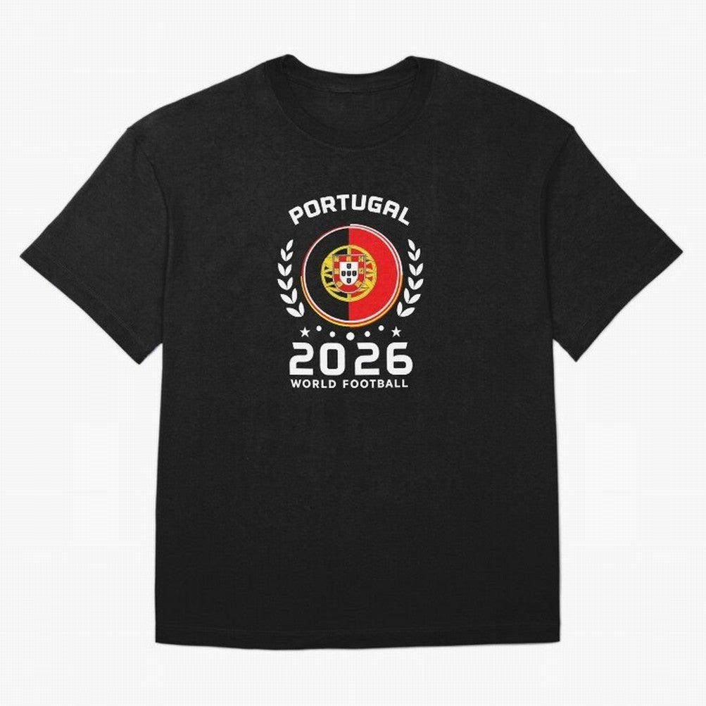 Portugal 2026 World Football Soccer Fan Design T-Shirt_87038236 Classic T-Shirt Relive Match Day Hype around FIFA World Cup 2026 USA Canada Mexico, Neymar, England, France and Netherlands, Champion Mindset, Group Stage Buzz, Knockout Tension and
