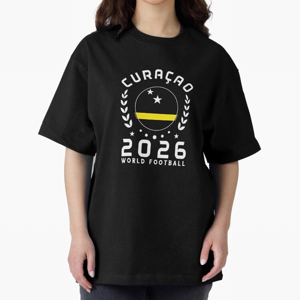 World Cup 2026 Curacao Football Fan Curacaoan Supporter T-Shirt_85310550 Classic T-Shirt Show Love for Legendary Goals in FIFA World Cup 2026 Inspired by CR7, Brazil, Portugal and Argentina Energy, Match Day Excitement, Supporter Culture, Golden