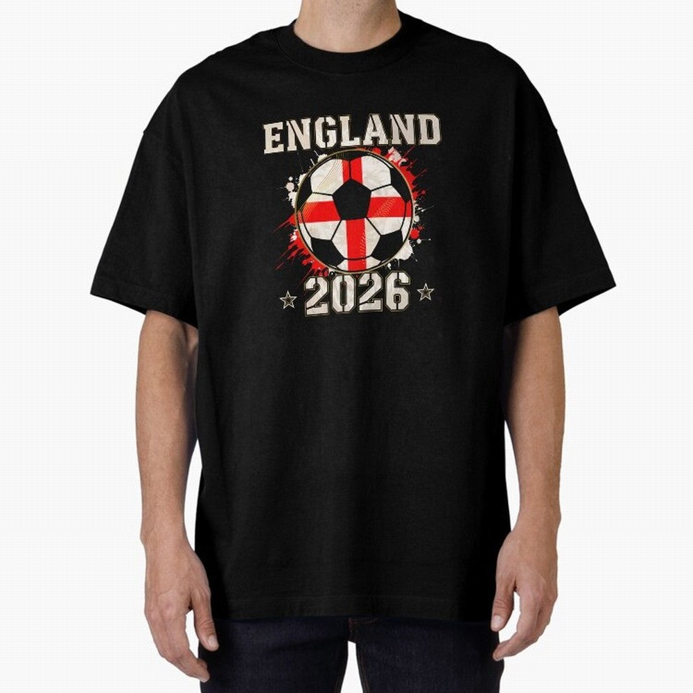 Front Print England Soccer World Cup 2026 - English Fan Gift T-Shirt_84562392 Classic T-Shirt Celebrate Football Heritage in Global Football Passion for FIFA World Cup 2026, Inspired by Messi, Argentina, Sports Nostalgia, International Competition,