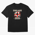 Front Print England Soccer World Cup 2026 - English Fan Gift T-Shirt_84562392 Classic T-Shirt Celebrate Football Heritage in Global Football Passion for FIFA World Cup 2026, Inspired by Messi, Argentina, Sports Nostalgia, International Competition,