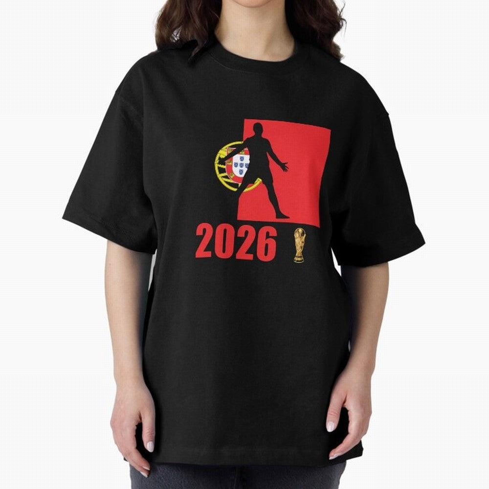 Portugal World Cup 2026 T-Shirt_84815867 Classic T-Shirt Showcase Global Football Passion for FIFA World Cup 2026 USA Canada Mexico, Capturing Messi, CR7 and Mbappe, France and Portugal, Global Supporter Spirit, Legendary Goals, National Colors and