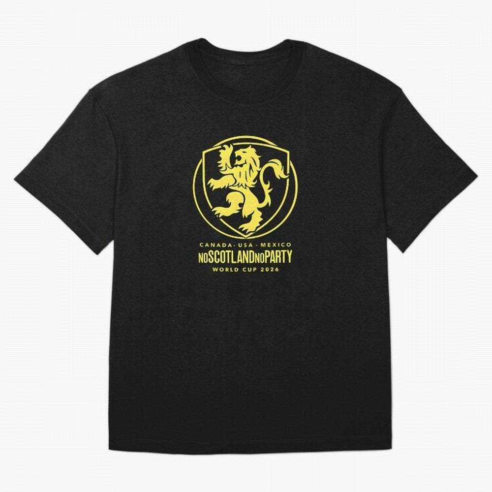 Scotland World Cup 2026 No Scotland No Party T-Shirt_83987455 Classic T-Shirt Embrace FIFA World Cup 2026 with Mbappe and Neymar, Spain Energy, Sports Nostalgia, International Competition, Famous Players and Unforgettable Victories; Made for