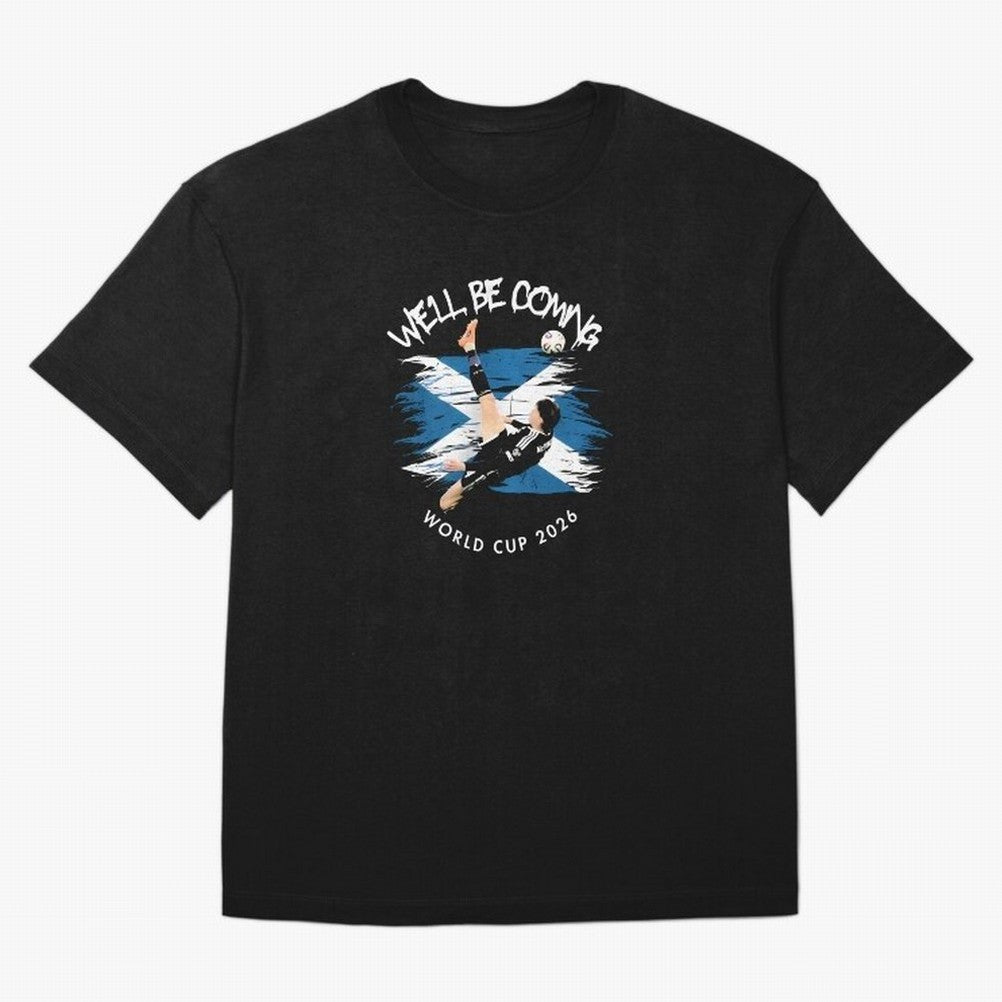 We'll be coming 2026 - Scotland World Cup 2026 ¨C Tartan Army Returns T-Shirt_83870657 Classic T-Shirt Join FIFA World Cup 2026 Built around CR7, Argentina and Brazil Energy, Champion Mindset, Group Stage Buzz, Knockout Tension and Passionate Fan