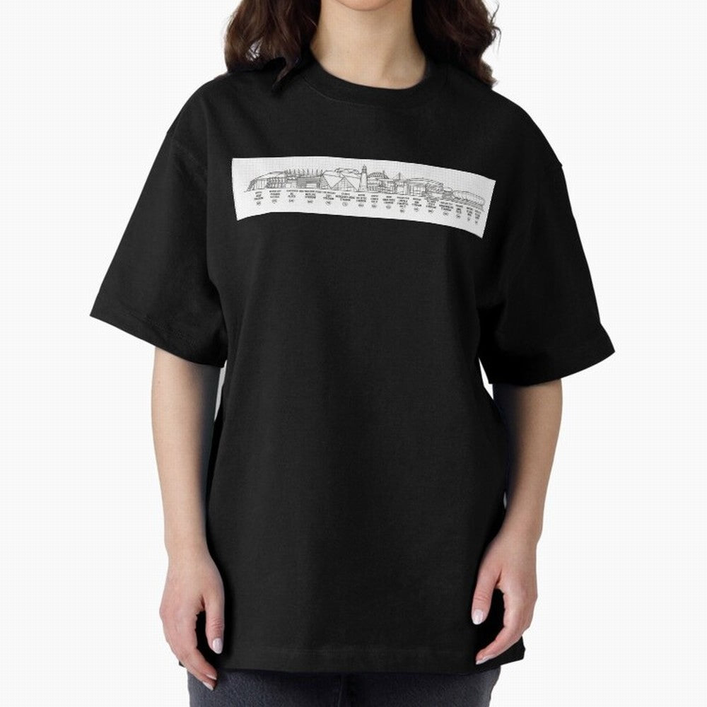World Cup 2026 Stadium Skyline Classic T-Shirt Bring Champion Energy into Global Football Passion for FIFA World Cup 2026 Group Stage, Highlighting Haaland and Mbappe, France, Retro Football Energy, Iconic Rivalries, Trophy Chase Drama and Stadium