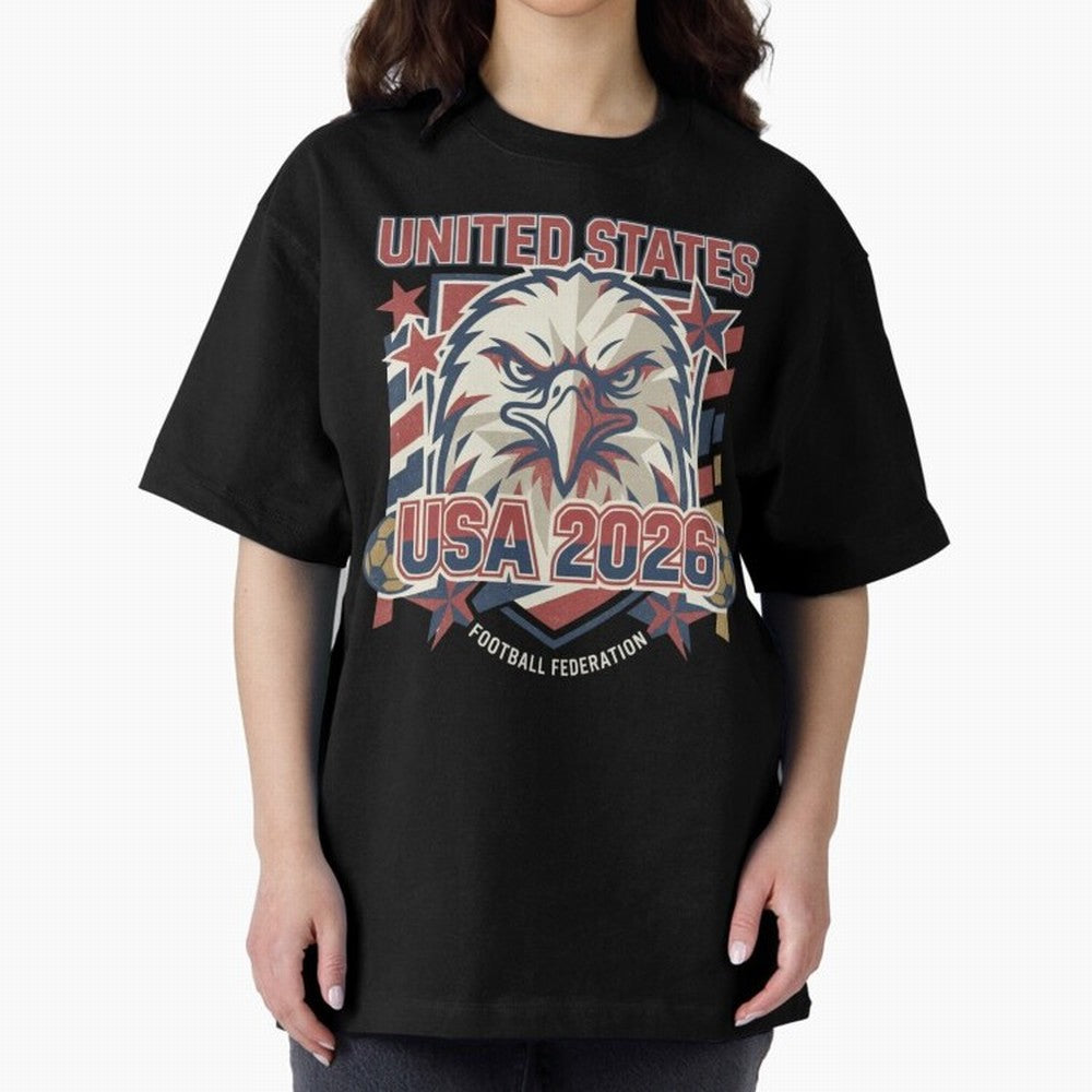 USA 2026 Retro Vintage World Cup Classic T-Shirt Feel the Trophy Chase of Global Football Passion for FIFA World Cup 2026 USA Canada Mexico, Connected to Haaland, England, Fan Favorite Moments, National Team Passion, Big Match Drama and Soccer