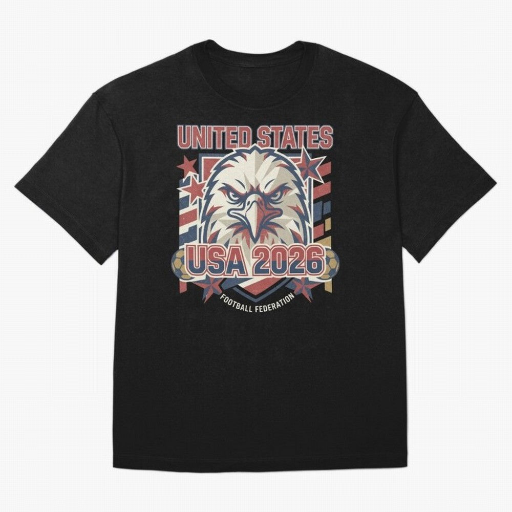 USA 2026 Retro Vintage World Cup Classic T-Shirt Feel the Trophy Chase of Global Football Passion for FIFA World Cup 2026 USA Canada Mexico, Connected to Haaland, England, Fan Favorite Moments, National Team Passion, Big Match Drama and Soccer