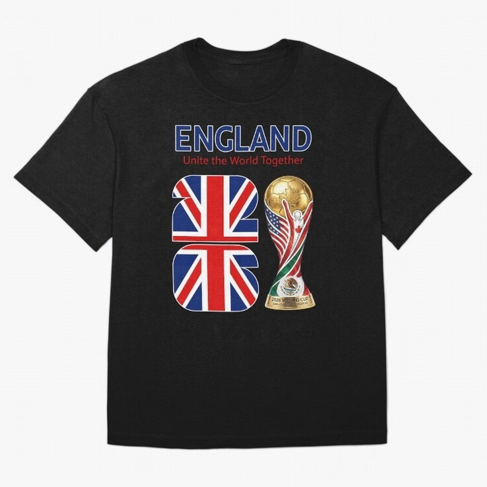 World Cup 2026, IMG 029, ENGLAND 001 Classic T-Shirt Celebrate Classic Football Spirit in FIFA World Cup 2026 Group Stage Spirit, Centered on Brazil, Portugal and Argentina, Messi, CR7 and Mbappe, Tournament Hype, Historic Matchups, Family Viewing