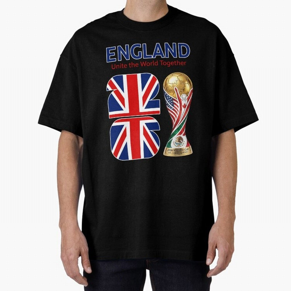 World Cup 2026, IMG 029, ENGLAND 001 Classic T-Shirt Celebrate Classic Football Spirit in FIFA World Cup 2026 Group Stage Spirit, Centered on Brazil, Portugal and Argentina, Messi, CR7 and Mbappe, Tournament Hype, Historic Matchups, Family Viewing