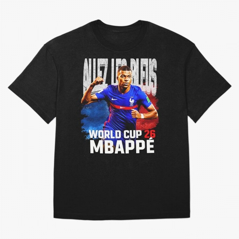 France Fan Art World Cup 2026 Classic T-Shirt Wear the Spirit of Global Football Passion for FIFA World Cup 2026 Group Stage, Highlighting Messi, Neymar and Mbappe, England, France and Netherlands, Fan Favorite Moments, National Team Passion, Big