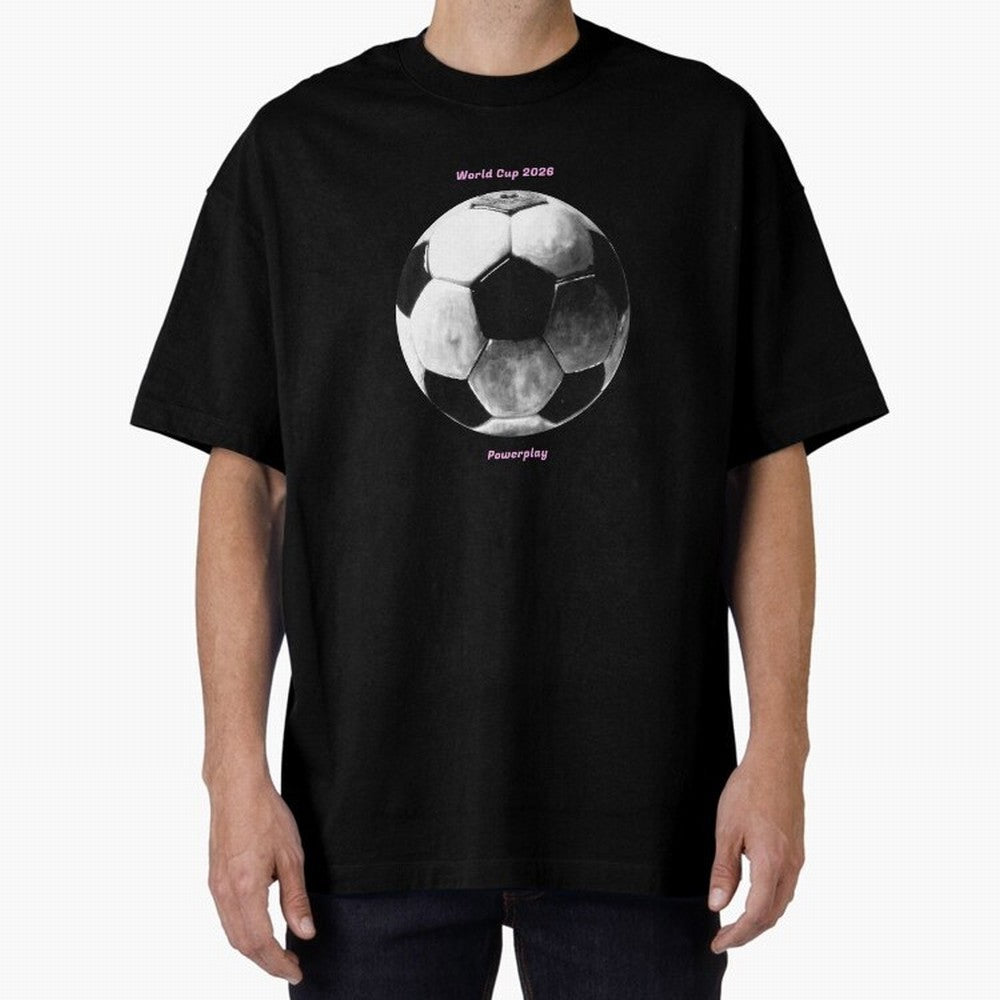Powerplay World Cup 2026 Classic T-Shirt Elevate FIFA World Cup 2026 Group Stage Spirit, Inspired by Brazil, Portugal and Argentina, Messi, Neymar and Mbappe, Retro Football Energy, Iconic Rivalries, Trophy Chase Drama and Stadium Atmosphere; Made