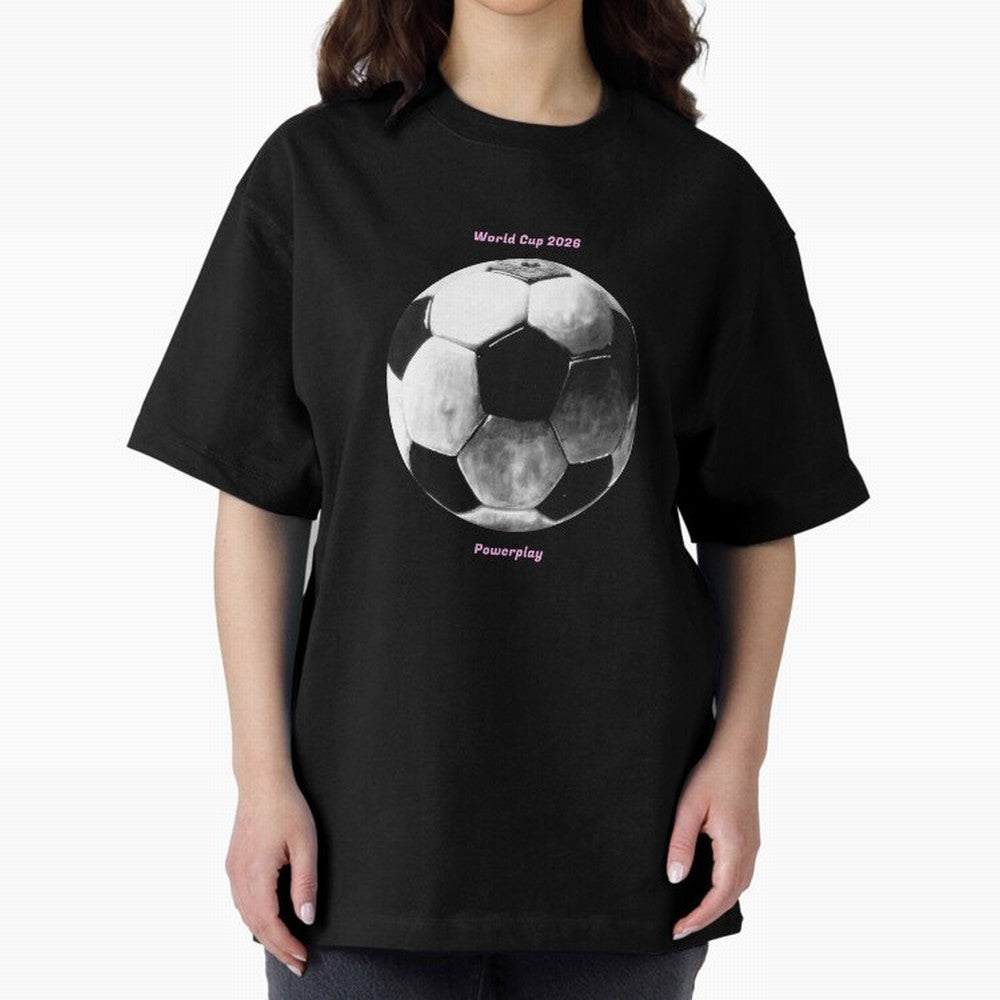 Powerplay World Cup 2026 Classic T-Shirt Elevate FIFA World Cup 2026 Group Stage Spirit, Inspired by Brazil, Portugal and Argentina, Messi, Neymar and Mbappe, Retro Football Energy, Iconic Rivalries, Trophy Chase Drama and Stadium Atmosphere; Made