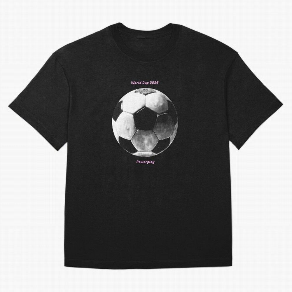 Powerplay World Cup 2026 Classic T-Shirt Elevate FIFA World Cup 2026 Group Stage Spirit, Inspired by Brazil, Portugal and Argentina, Messi, Neymar and Mbappe, Retro Football Energy, Iconic Rivalries, Trophy Chase Drama and Stadium Atmosphere; Made