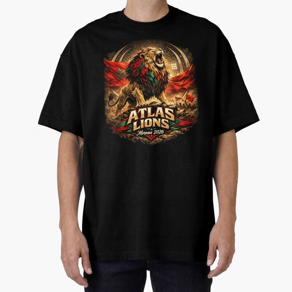 Morocco - World Cup 2026 Fan Classic T-Shirt Show Your Tournament Heart for FIFA World Cup 2026 USA Canada Mexico for Fans of Messi and Cristiano Ronaldo and Brazil, Portugal and Argentina, Bringing Football History, Final Match Energy, Crowd Noise