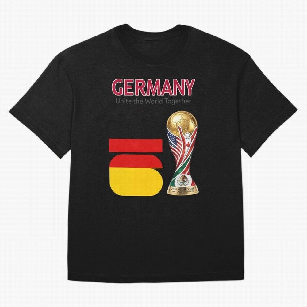 World Cup 2026, IMG 032, GERMANY 002 Classic T-Shirt Stand Proud for Match Day Hype around FIFA World Cup 2026 Group Stage, Messi and Cristiano Ronaldo, Argentina, France and Brazil, Football Festival Excitement, Trophy Ambitions, Country Rivalries