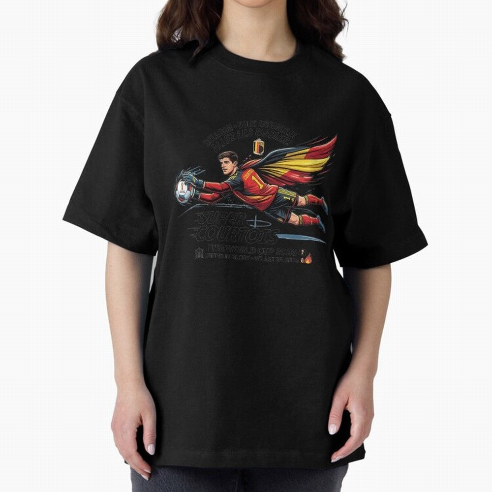 Thibaut Courtois Fan Art Classic T-Shirt Celebrate Fan Culture around Match Day Hype around FIFA World Cup 2026, CR7 and Messi, Argentina and Brazil, Stadium Memories, Football Loyalty, International Chants and Championship Tradition; Great for