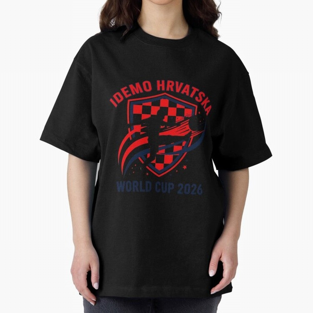 Croatia World Cup 2026 Fan Art Classic T-Shirt Support the FIFA World Cup 2026 Group Stage Journey through CR7 Highlights, England and Germany Pride, Retro Football Energy, Iconic Rivalries, Trophy Chase Drama and Stadium Atmosphere; Perfect for