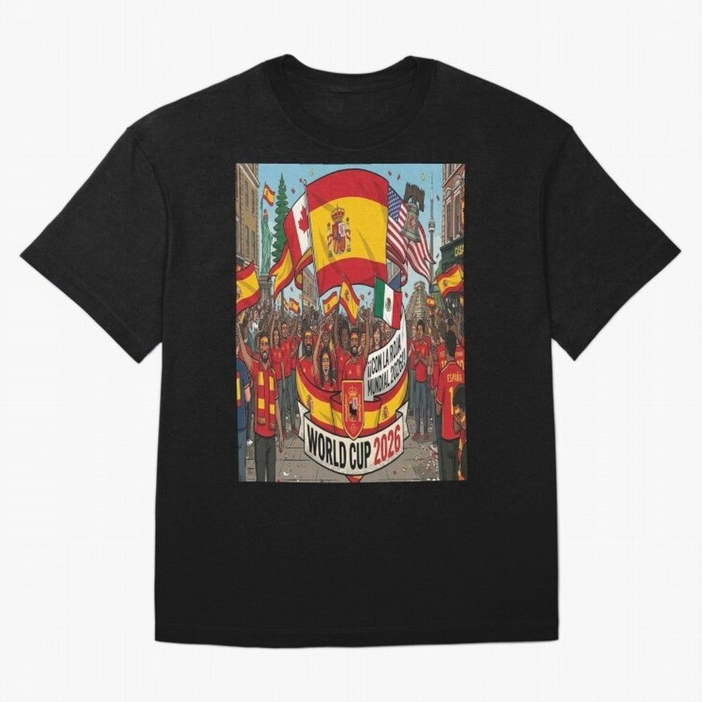 Spain Classic T-Shirt Keep Football History Alive during Match Day Hype around FIFA World Cup 2026 USA Canada Mexico, Cristiano Ronaldo, Haaland and CR7, England, Football History, Final Match Energy, Crowd Noise and Once in a Lifetime Moments;