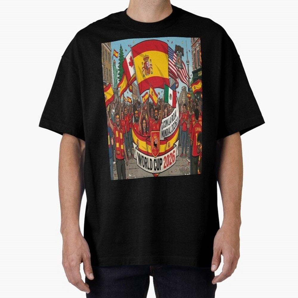 Spain Classic T-Shirt Keep Football History Alive during Match Day Hype around FIFA World Cup 2026 USA Canada Mexico, Cristiano Ronaldo, Haaland and CR7, England, Football History, Final Match Energy, Crowd Noise and Once in a Lifetime Moments;