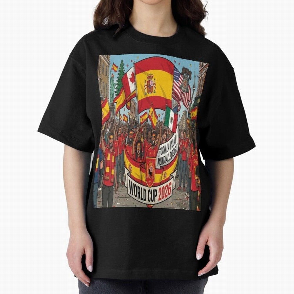 Spain Classic T-Shirt Keep Football History Alive during Match Day Hype around FIFA World Cup 2026 USA Canada Mexico, Cristiano Ronaldo, Haaland and CR7, England, Football History, Final Match Energy, Crowd Noise and Once in a Lifetime Moments;